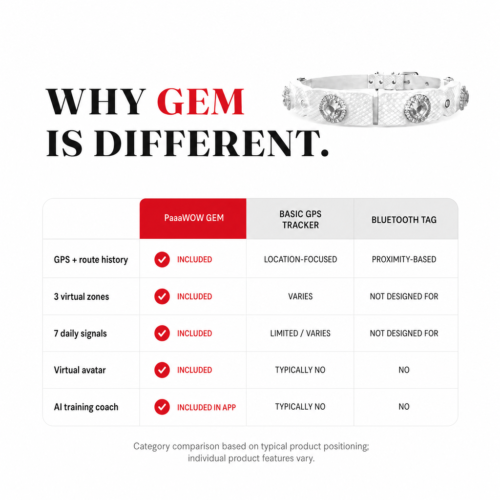 PaaaWOW Gem Pet Collar Pre-Order | Reserve $9.90